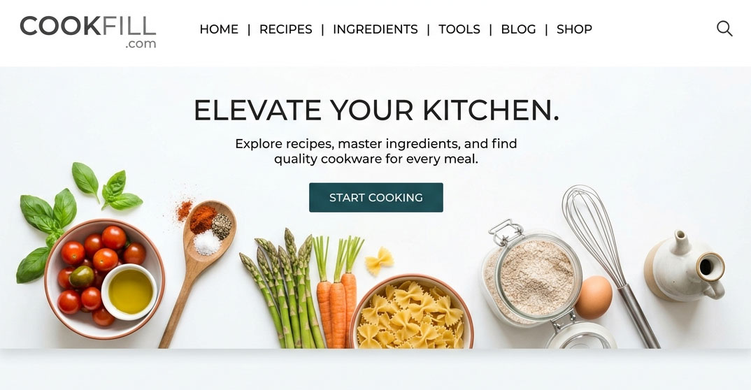 Homepage banner