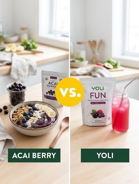 Acai Berry vs Yoli : Are They The Same? Nutritional Density, Metabolic Response, and Ingredient Integrity