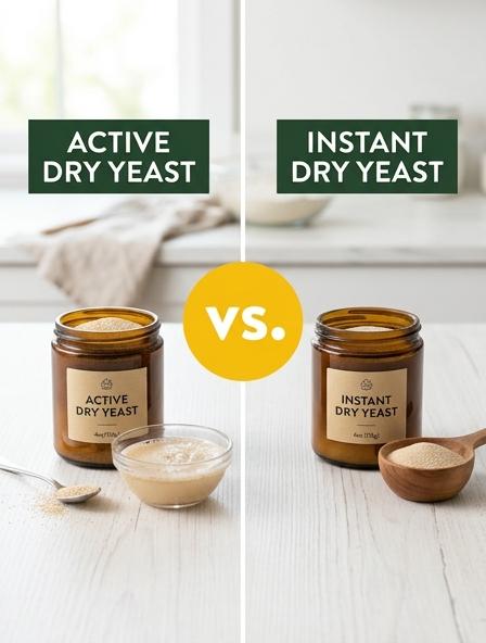 Active Dry Yeast vs Instant Dry Yeast : Which is Best for Rise Speed, Dough Texture, and Flavor Nuances?