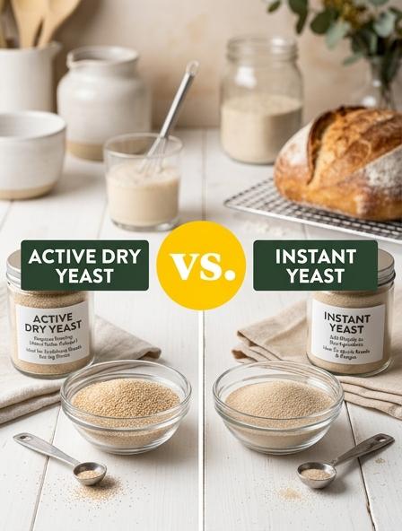 Active Dry Yeast vs Instant Yeast: The Differences in Activation Procedures, Fermentation Speed, and Dough Texture