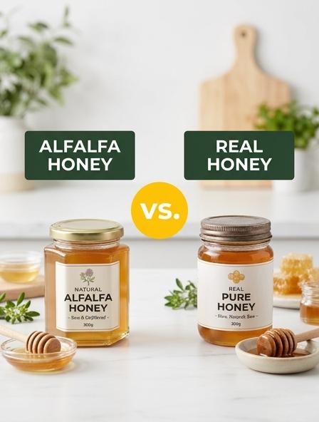Alfalfa Honey vs Real Honey : Are They The Same? Baking Performance, Nutritional Value, and Flavor Profiles.