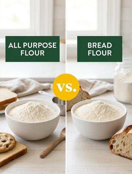 All-Purpose Flour vs. Bread Flour: The Differences in Protein Content, Gluten Development, and Crumb Structure