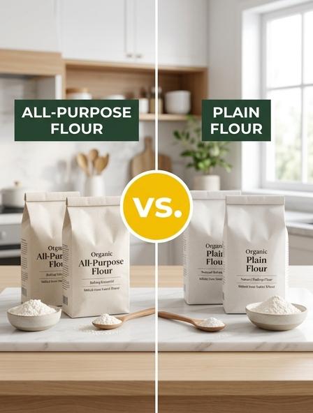 All-Purpose Flour vs Plain Flour : Are They The Same? Protein Content, Gluten Strength, and Baking Results