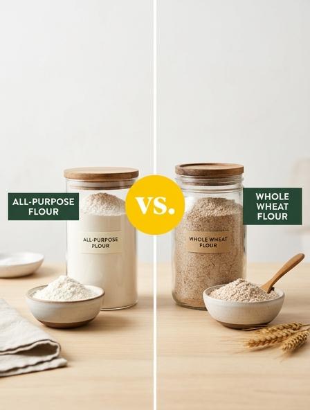 All-Purpose Flour vs Whole Wheat Flour: Are They The Same? Nutritional Density, Baking Performance, and Health Impact