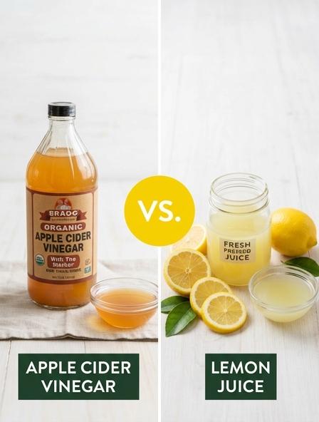 Apple Cider Vinegar vs Lemon Juice: Comparing Acidity, Nutrition, and Culinary Performance Differences.
