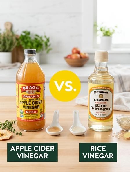 Apple Cider Vinegar vs Rice Vinegar: Comparing Acidity Levels, Flavor Profiles, and Health Benefits Differences