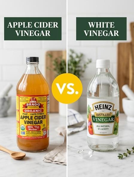 Apple Cider Vinegar vs White Vinegar: Which is Best for Culinary Flavor, Health Benefits, and Food Preservation?