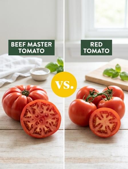 Beef Master Tomato vs Red Tomato: The Differences in Flesh Density, Culinary Performance, and Nutrient Concentration