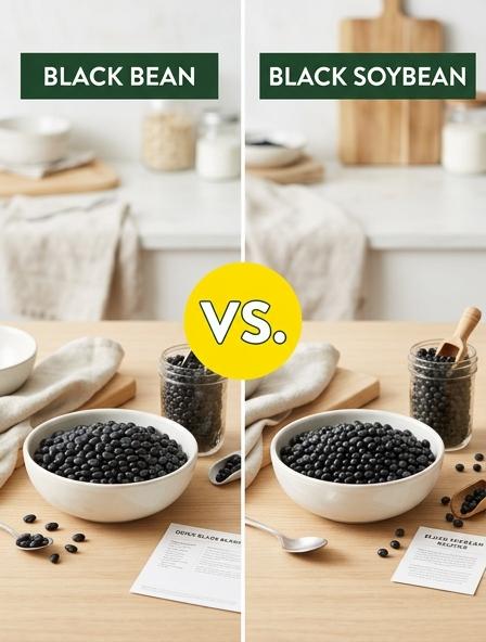 Black Bean vs Black Soybean : Comparing Nutrition, Texture, and Culinary Differences