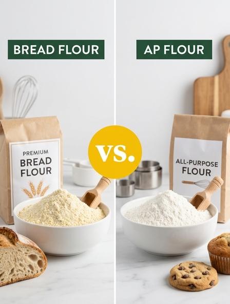 Bread Flour vs AP Flour: The Differences in Protein Levels, Gluten Development, and Crumb Structure.