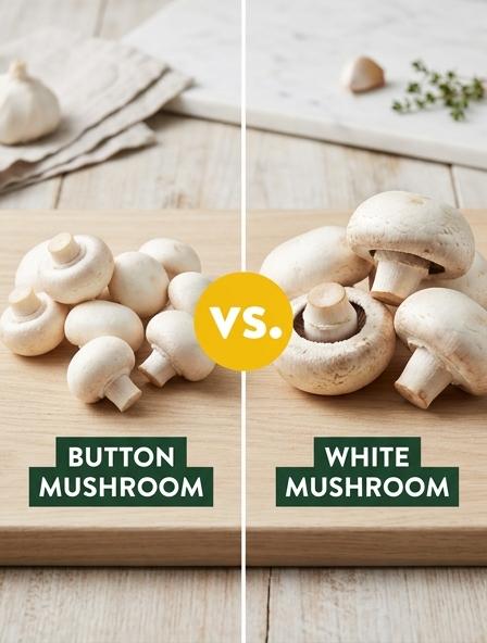 Button Mushroom vs White Mushroom : Are They The Same? Cooking Performance, Nutritional Value, and Flavor Profiles