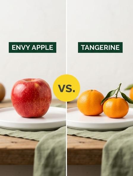 Envy Apple vs Tangerine : Which is Best for Baking Textures, Nutritional Value, and Culinary Versatility?