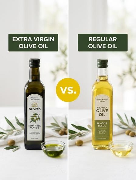 Extra Virgin Olive Oil vs Regular Olive Oil : Are They The Same? Smoke Points, Health Benefits, and Culinary Uses.