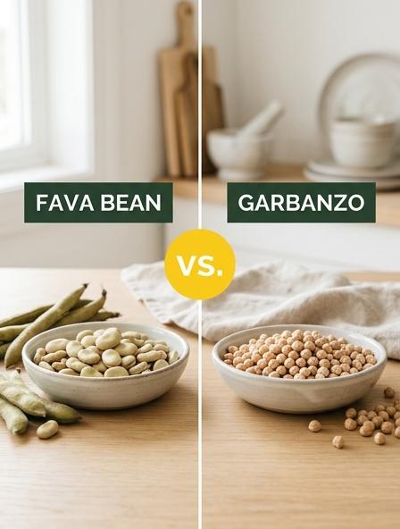 Fava Bean vs Garbanzo : Are They The Same? Nutritional Density, Culinary Performance, and Digestive Health