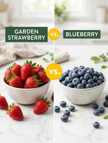 Garden Strawberry vs Blueberry : The Differences in Nutritional Profiles, Baking Performance, and Glycemic Impact