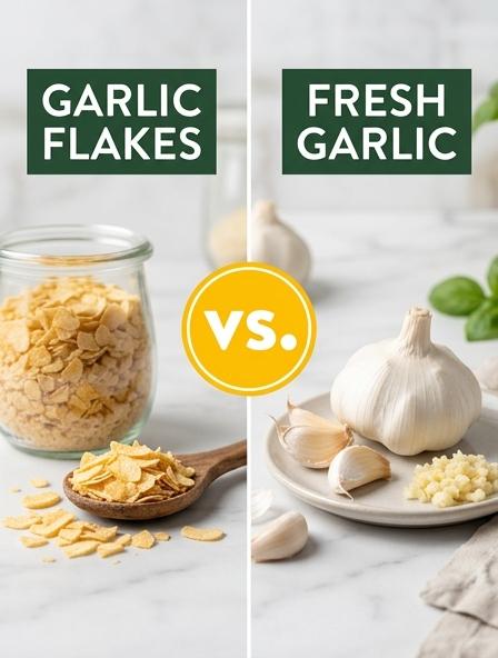 Garlic Flakes vs Fresh Garlic: Comparing Flavor, Nutrition, and Culinary Application Differences
