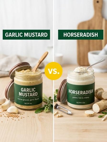 Garlic Mustard vs Horseradish: Which is Best for Culinary Performance, Nutritional Value, and Pungent Flavor?