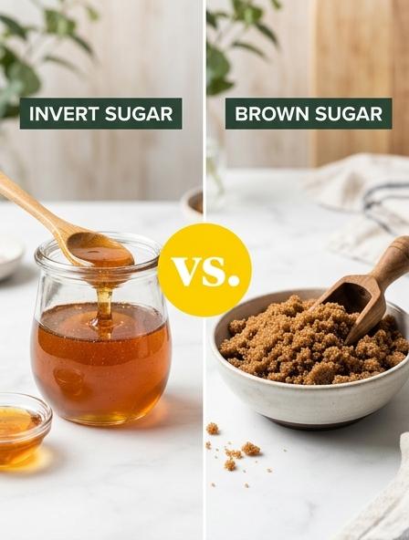 Invert Sugar vs Brown Sugar: The Differences in Baking Performance, Moisture Retention, and Nutritional Impact.