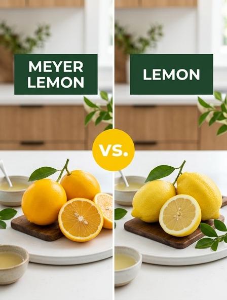 Meyer Lemon vs Lemon : Comparing Flavor, Texture, and Culinary Application Differences