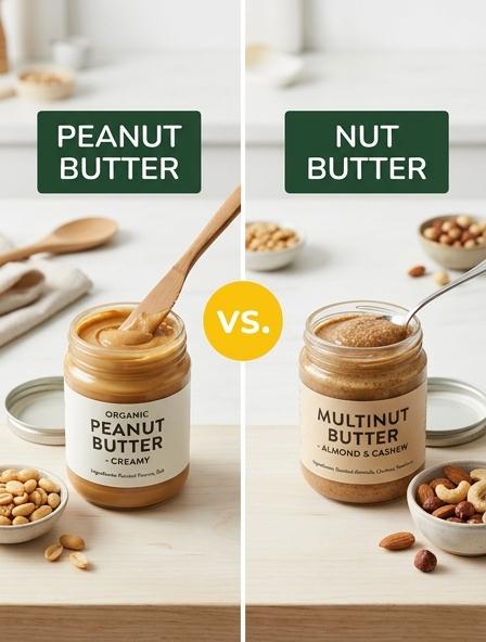 Peanut Butter vs Nut Butter : Are They The Same? Nutritional Value, Culinary Performance, and Health Benefits.