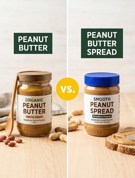 Peanut Butter vs Peanut Butter Spread: Are They The Same? Ingredients, Nutrition, and Performance.