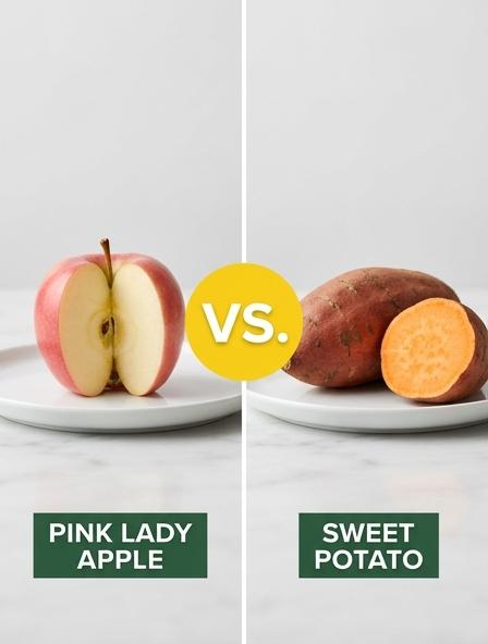 Pink Lady Apple vs Sweet Potato: The Differences in Nutritional Density, Culinary Performance, and Glycemic Impact.