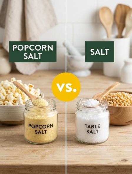 Popcorn Salt vs Salt: Are They The Same? Texture, Solubility, and Surface Adhesion