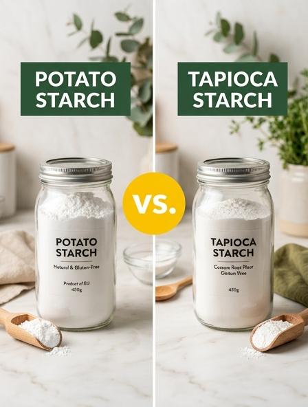 Potato Starch vs Tapioca Starch: Are They The Same? Thickening, Baking, and Nutrition