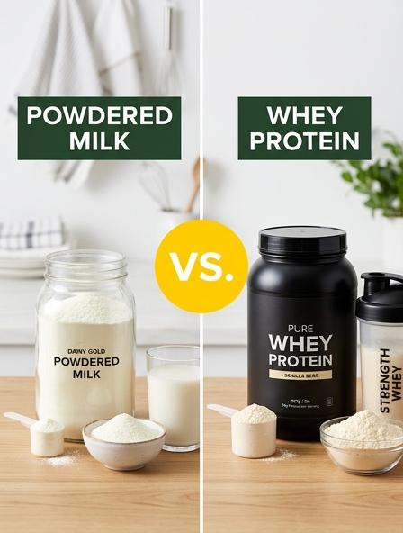 Powdered Milk vs Whey Protein : Comparing Nutritional Value, Baking Performance, and Cost Effectiveness Differences