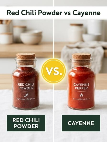 Red Chili Powder vs Cayenne : Are They The Same? Heat Intensity, Ingredient Blends, and Nutritional Values