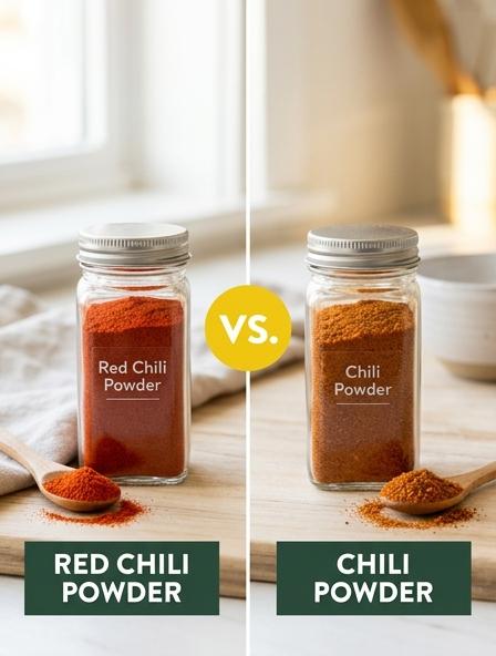 Red Chili Powder vs Chili Powder: The Differences in Heat Intensity, Ingredient Composition, and Flavor Profiles.