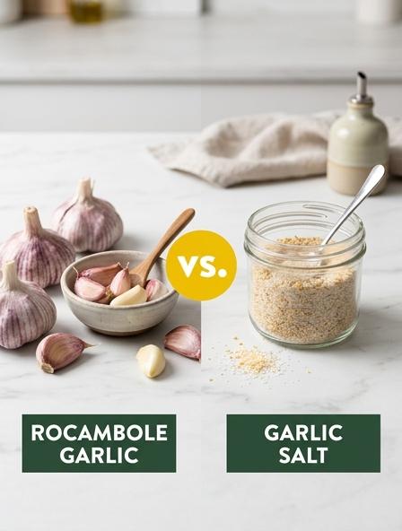 Rocambole Garlic vs Garlic Salt: The Differences in Flavor Profiles, Sodium Content, and Culinary Performance.
