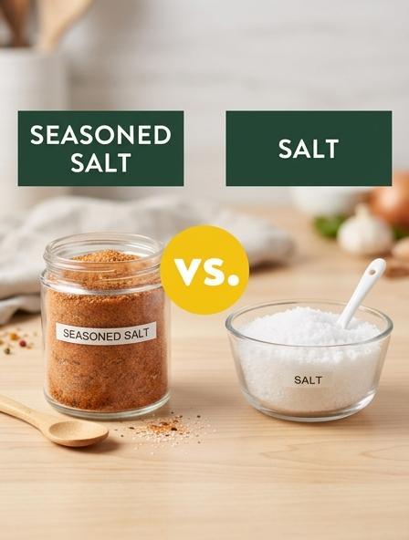 Seasoned Salt vs Salt : Comparing Nutritional Impact, Culinary Performance, and Compositional Integrity Differences