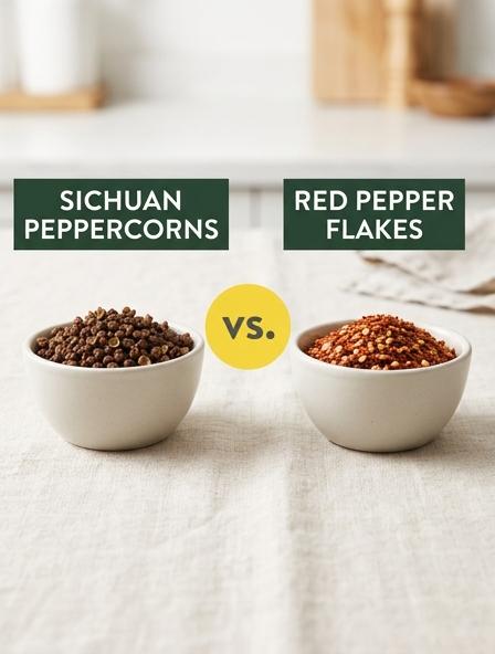 Sichuan Peppercorns vs Red Pepper Flakes: Which is Best for Stir-Fry Flavor, Heat Intensity, and Numbing Sensations?