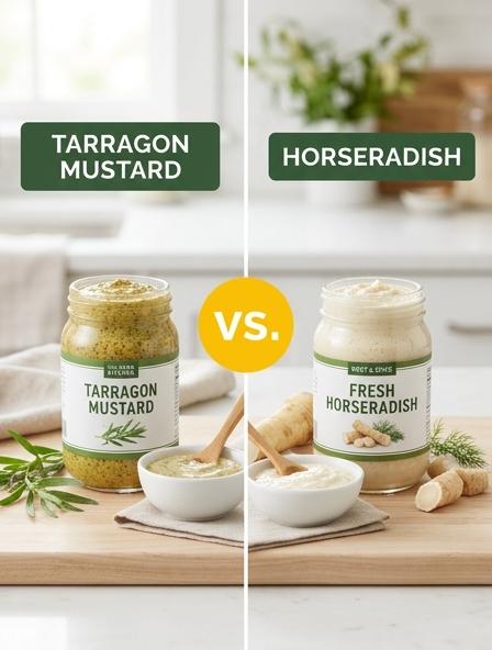 Tarragon Mustard vs Horseradish: Which is Best for Culinary Flavor, Meat Marinades, and Health Benefits?