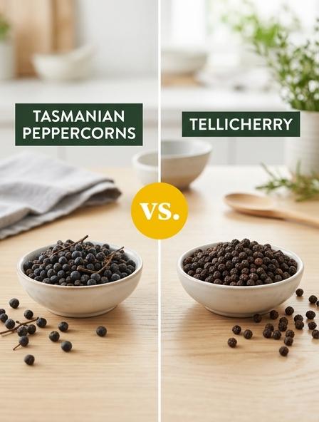 Tasmanian Peppercorns vs Tellicherry : Which is Best for Flavor Profiles, Culinary Applications, and Nutritional Value?
