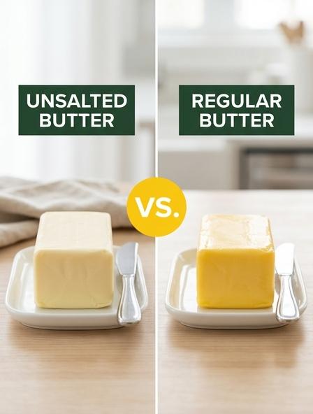Unsalted Butter vs Regular Butter : Are They The Same? Sodium Content, Flavor Control, and Baking Performance