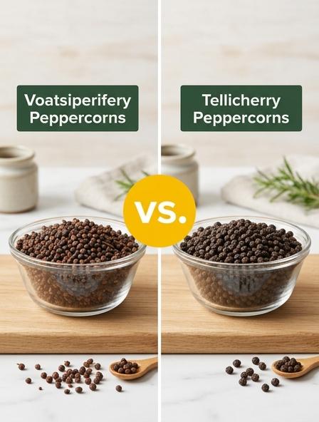 Voatsiperifery Peppercorns vs Tellicherry Peppercorns: Are They The Same? Flavor Profiles, Heat Intensity, and Essential Oils.