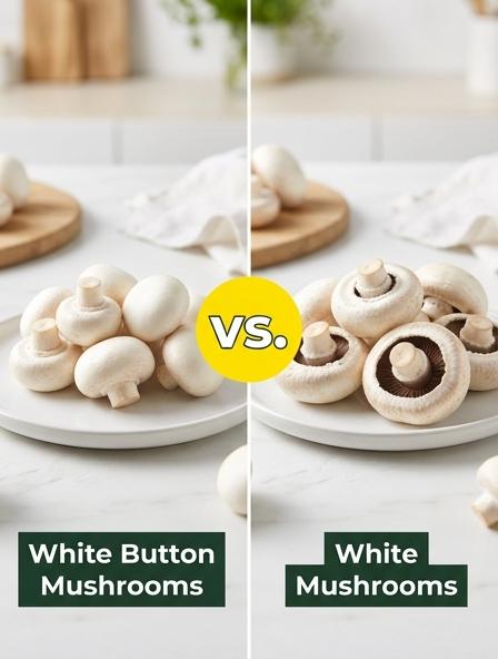 White Button Mushrooms vs White Mushrooms: The Differences in Nutritional Density, Culinary Performance, and Economic Value.